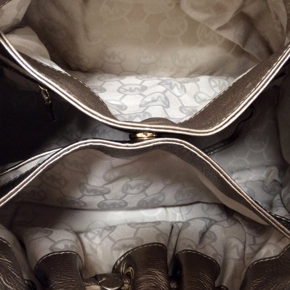 Michael by Michael Kors Natural Straw Satchel Bag - Picture 4 of 10